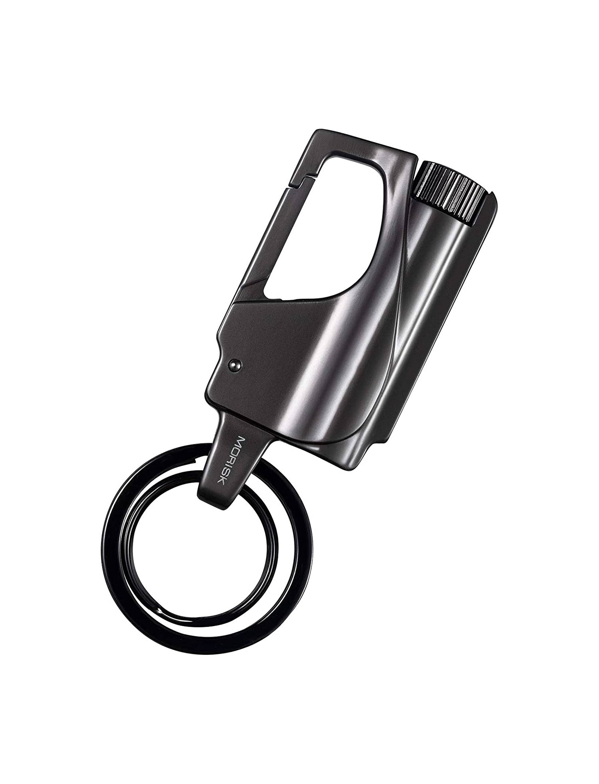 MORISK Permanent Match, Waterproof Fire Starter Survival Lighter with Flint Metal Matchstick, EDC Keychain Emergency Firestarter Kit/Forever Matches for Outdoor Camping, Best Gifts for Men Dad Husband