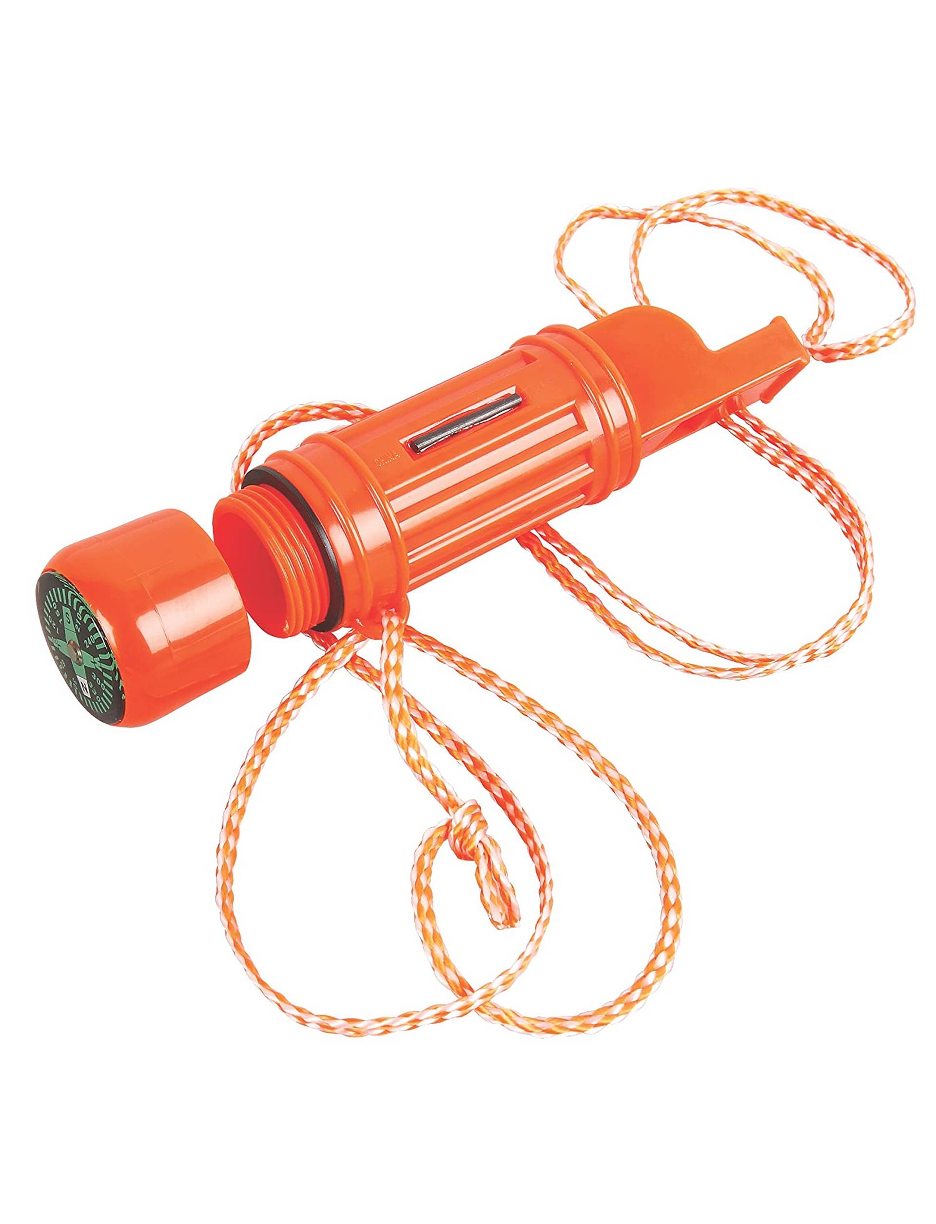 Coleman 5-in-1 Survival Whistle (Orange)