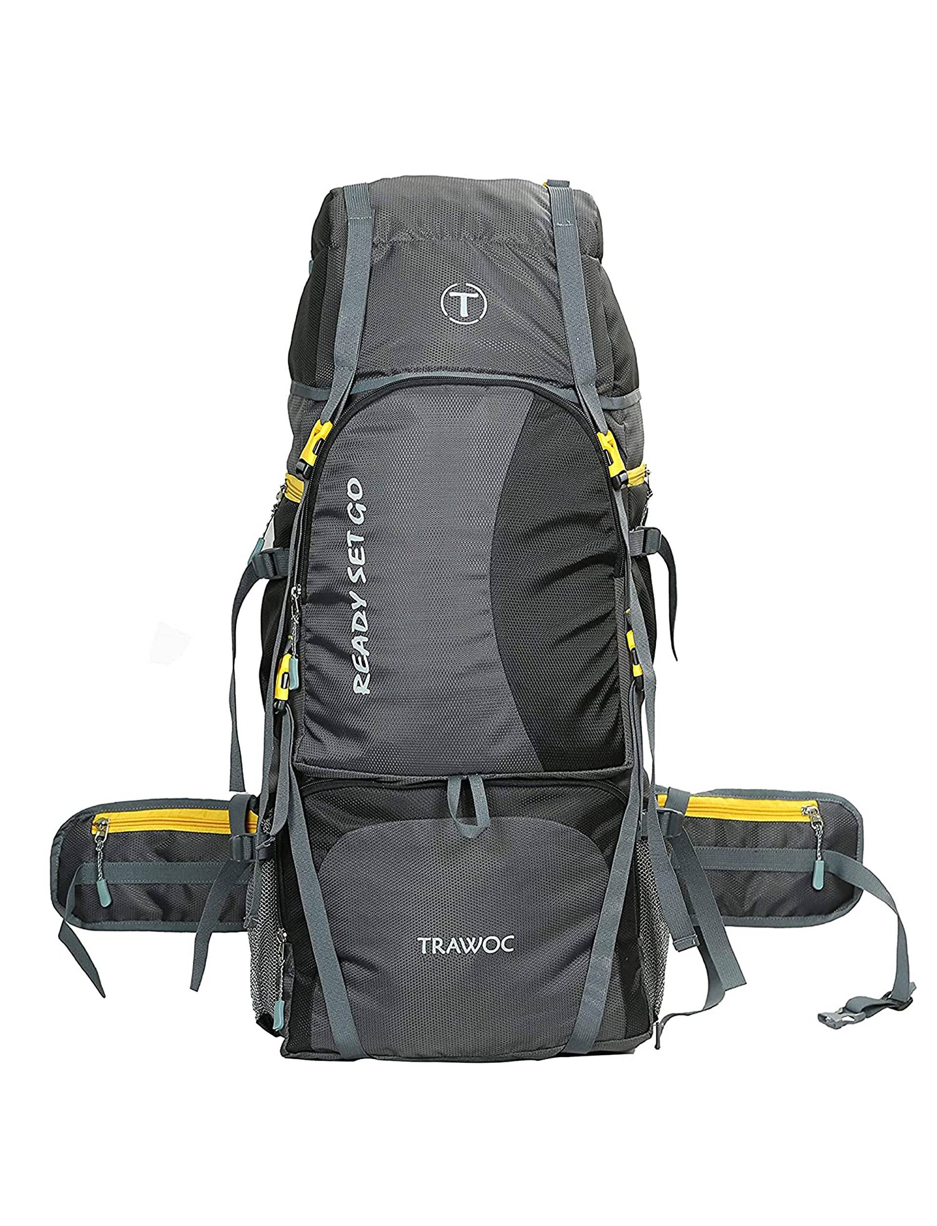 TRAWOC 60 L Rucksack Trekking Backpack for Unisex Adult