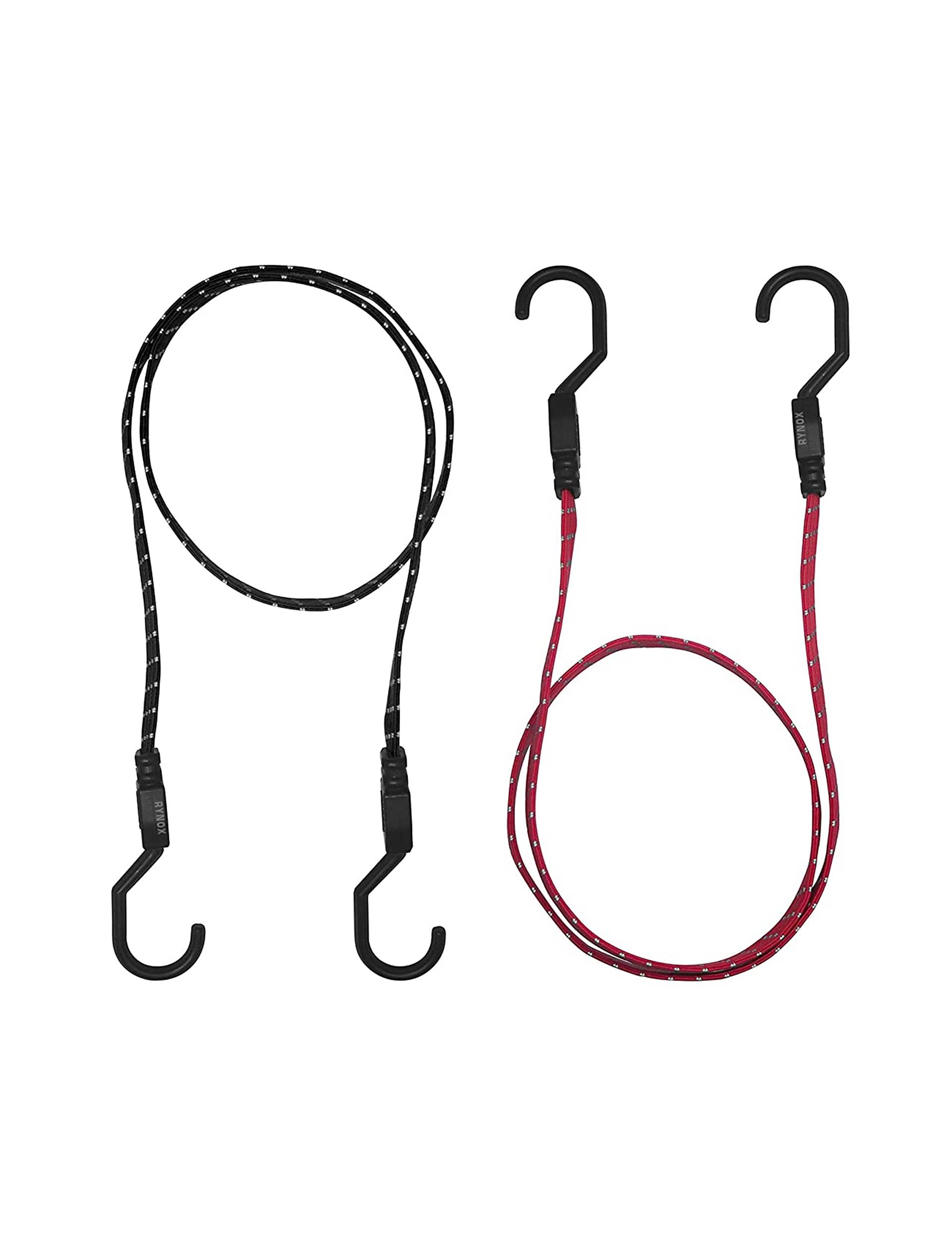 Rynox gripper reflective bungee strap set of 4