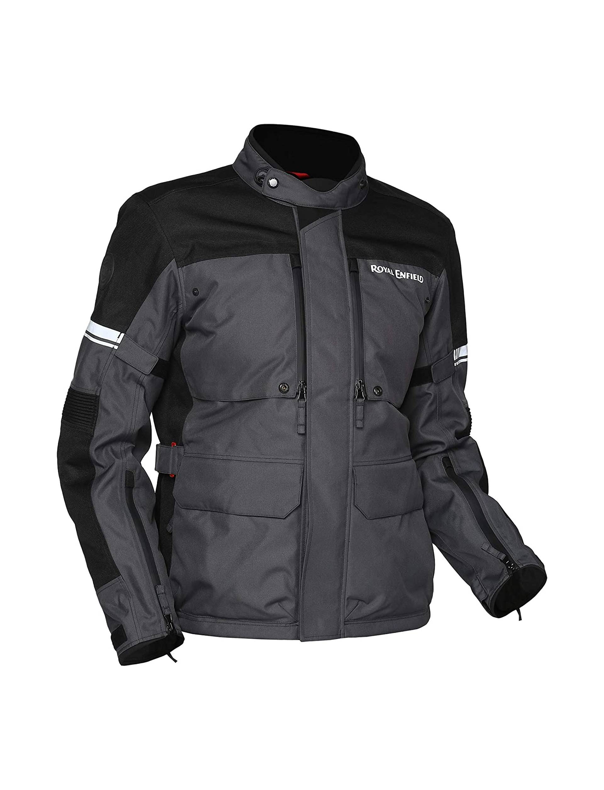 Royal Enfield Men's JKSS20R07 Stormraider Riding Jacket (Grey)